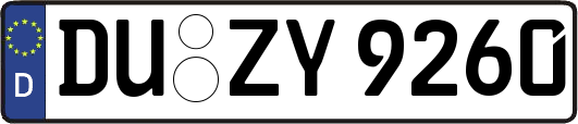 DU-ZY9260