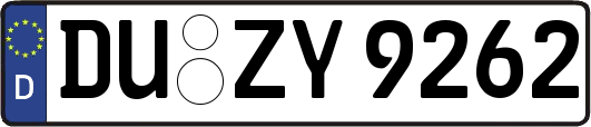 DU-ZY9262