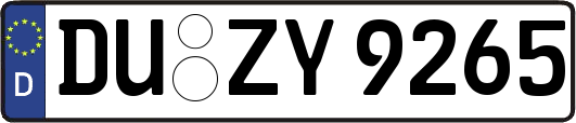 DU-ZY9265