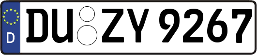 DU-ZY9267