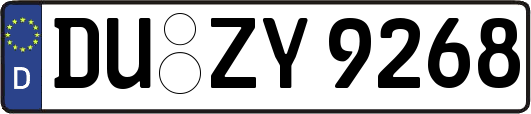 DU-ZY9268