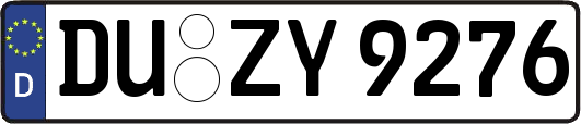 DU-ZY9276