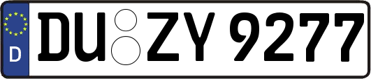 DU-ZY9277