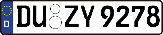 DU-ZY9278