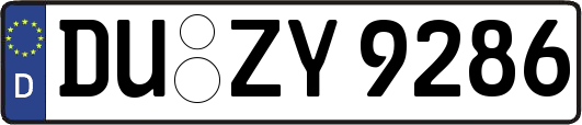 DU-ZY9286