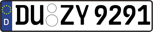 DU-ZY9291