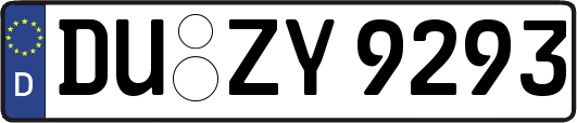 DU-ZY9293