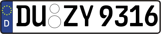 DU-ZY9316