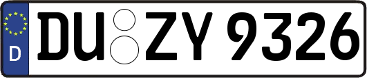 DU-ZY9326