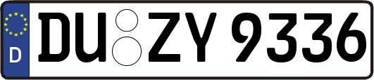 DU-ZY9336