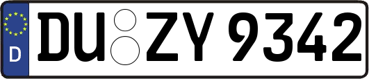 DU-ZY9342