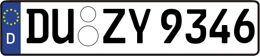 DU-ZY9346