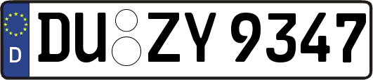 DU-ZY9347