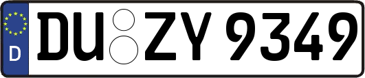 DU-ZY9349
