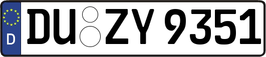 DU-ZY9351