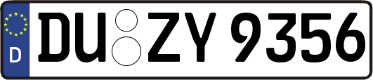 DU-ZY9356