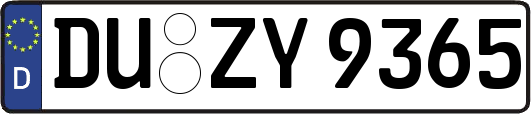 DU-ZY9365