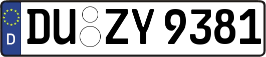 DU-ZY9381