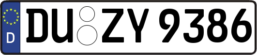 DU-ZY9386