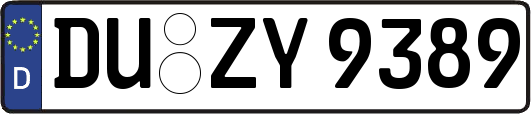 DU-ZY9389