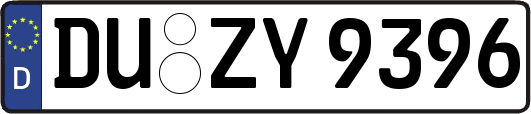 DU-ZY9396