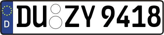 DU-ZY9418