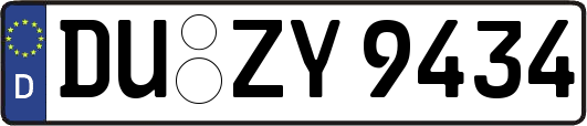 DU-ZY9434