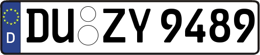 DU-ZY9489
