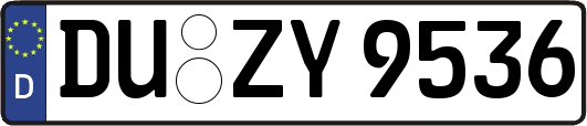 DU-ZY9536