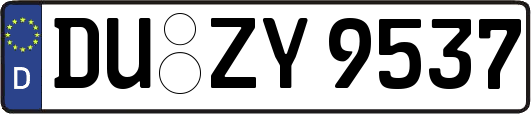 DU-ZY9537
