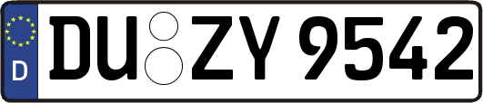DU-ZY9542