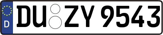 DU-ZY9543