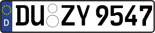 DU-ZY9547