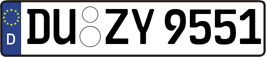 DU-ZY9551