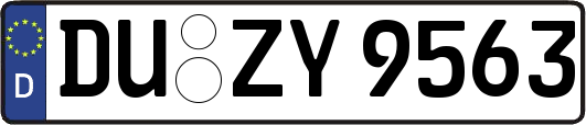 DU-ZY9563