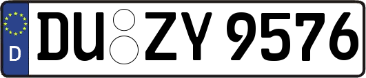 DU-ZY9576