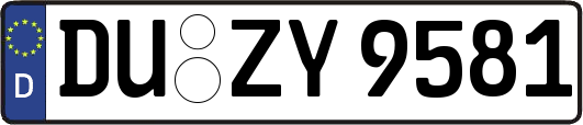 DU-ZY9581