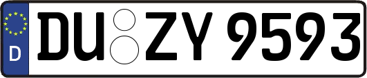 DU-ZY9593