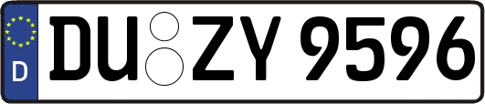 DU-ZY9596