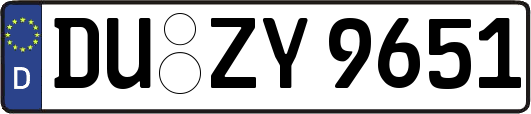 DU-ZY9651