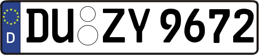 DU-ZY9672