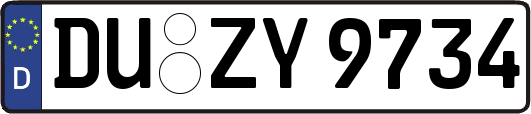 DU-ZY9734
