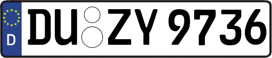 DU-ZY9736
