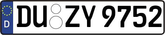 DU-ZY9752