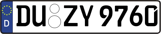 DU-ZY9760