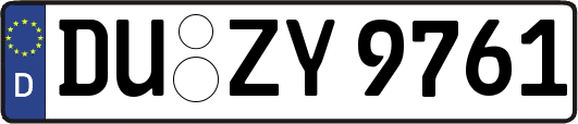 DU-ZY9761