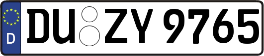 DU-ZY9765