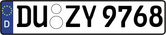 DU-ZY9768