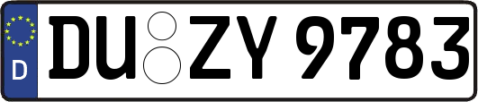 DU-ZY9783