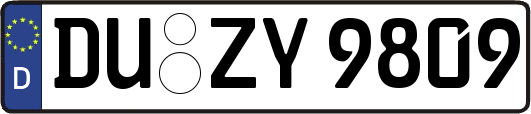DU-ZY9809